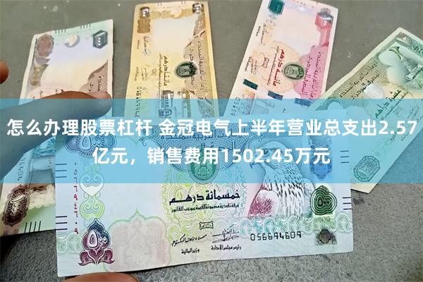 怎么办理股票杠杆 金冠电气上半年营业总支出2.57亿元，销售费用1502.45万元