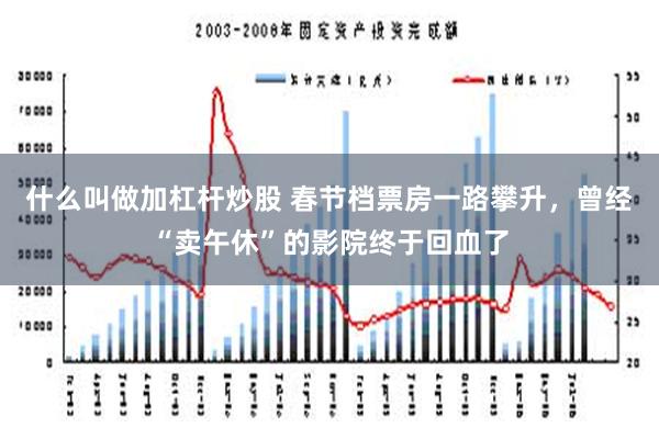 什么叫做加杠杆炒股 春节档票房一路攀升，曾经“卖午休”的影院终于回血了