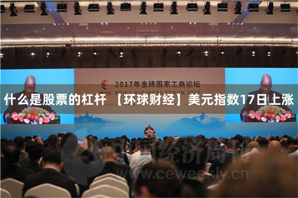 什么是股票的杠杆 【环球财经】美元指数17日上涨