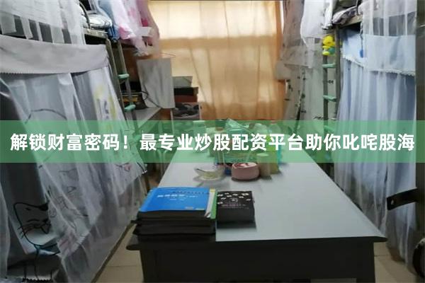 解锁财富密码！最专业炒股配资平台助你叱咤股海