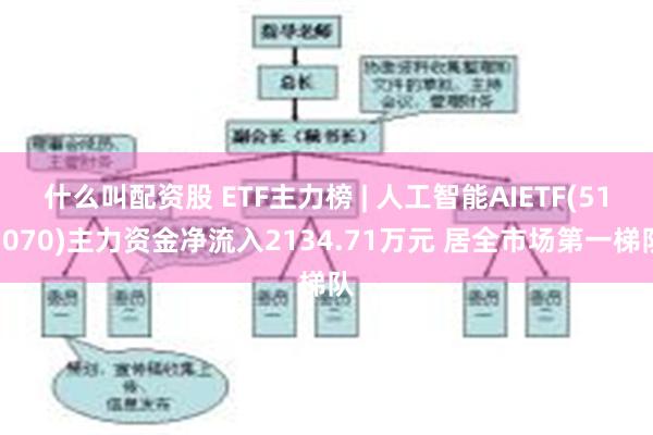 什么叫配资股 ETF主力榜 | 人工智能AIETF(515070)主力资金净流入2134.71万元 居全市场第一梯队
