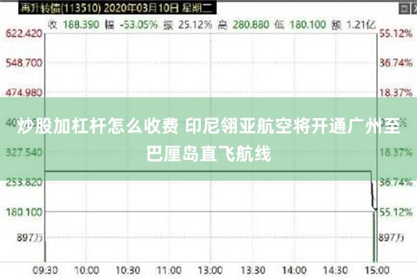 炒股加杠杆怎么收费 印尼翎亚航空将开通广州至巴厘岛直飞航线